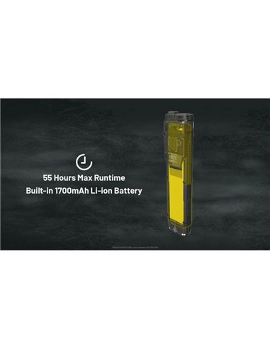 Linterna de mano EDC25 ultraligera 3000 lúmenes, 300 metros alcance y batería 1700 mAh incorporada IP68