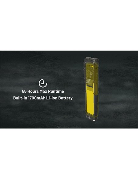 Lampe de poche ultralégère EDC25, 3000 lumens, portée de 300 mètres et batterie intégrée de 1700 mAh, classée IP68.