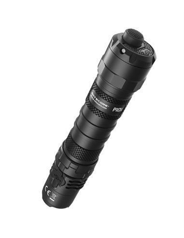 Linterna Nitecore P10i ligera y sumergible 1800 lúmenes 290 metros alcance, batería 1 × 21700i, 2 × CR123 IP68
