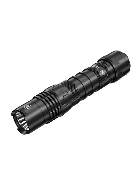 Linterna Nitecore P10i ligera y sumergible 1800 lúmenes 290 metros alcance, batería 1 × 21700i, 2 × CR123 IP68