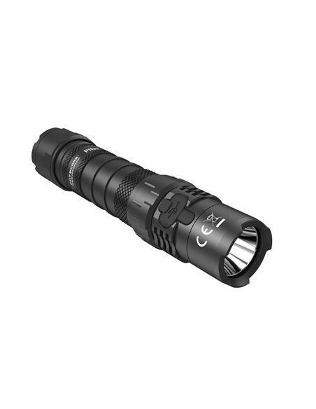 Linterna Nitecore P10i ligera y sumergible 1800 lúmenes 290 metros alcance, batería 1 × 21700i, 2 × CR123 IP68