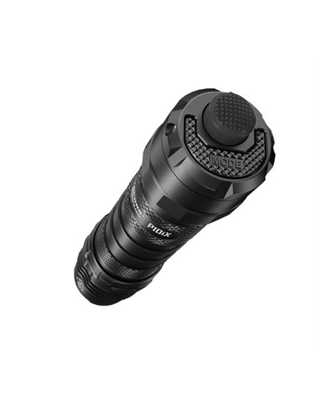 Linterna Nitecore de mano P10iX 4000 lúmenes efecto estroboscópico 158 metros alcance IP68 sumergible