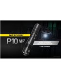 Linterna de mano P10 V2 Nitecore 1100 lúmenes ultra compacta 201 metros alcance, estroboscópica IP68