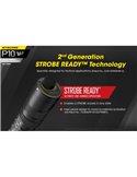 Linterna de mano P10 V2 Nitecore 1100 lúmenes ultra compacta 201 metros alcance, estroboscópica IP68