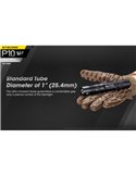 Linterna de mano P10 V2 Nitecore 1100 lúmenes ultra compacta 201 metros alcance, estroboscópica IP68