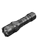 Linterna de mano LED P20iX muy potente 4000 lúmenes, efecto estroboscópico 221 metros alcance, recargable IP68