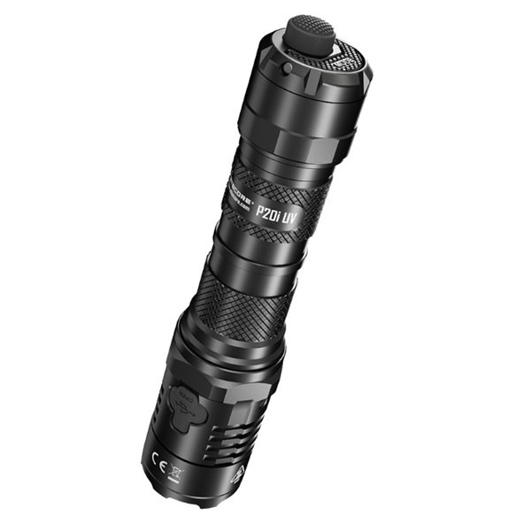 Linterna P20i UV luz ultravioleta y estroboscópica 1800 lúmenes y 337 metros, sumergible y recargable USB-C IP68