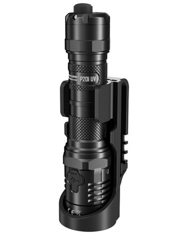 Linterna P20i UV luz ultravioleta y estroboscópica 1800 lúmenes y 337 metros, sumergible y recargable USB-C IP68