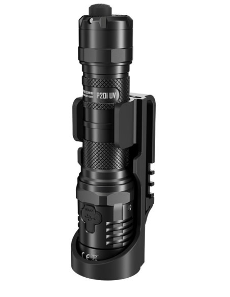 Linterna P20i UV luz ultravioleta y estroboscópica 1800 lúmenes y 337 metros, sumergible y recargable USB-C IP68