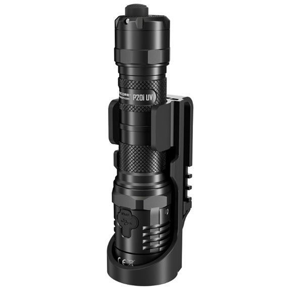 Linterna P20i UV luz ultravioleta y estroboscópica 1800 lúmenes y 337 metros, sumergible y recargable USB-C IP68