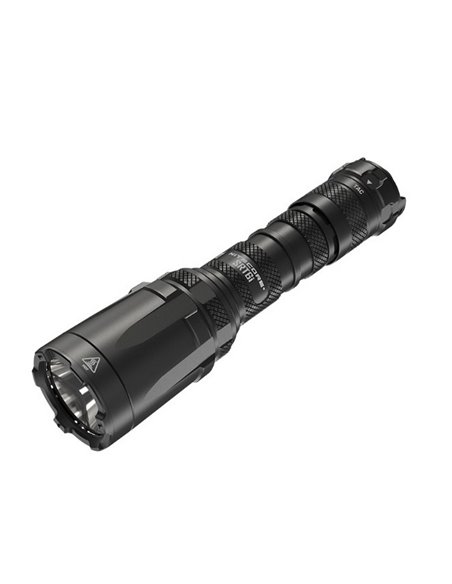 Linterna de mano ligera SRT6i efecto estroboscópico 2100 lúmenes y 510 metros alcance, incluye anillo táctico IP68