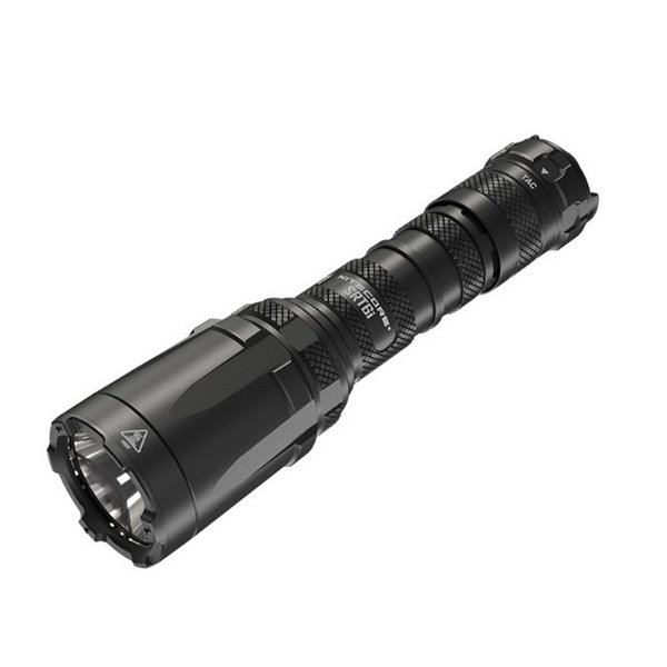 Linterna de mano ligera SRT6i efecto estroboscópico 2100 lúmenes y 510 metros alcance, incluye anillo táctico IP68
