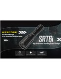 Linterna de mano ligera SRT6i efecto estroboscópico 2100 lúmenes y 510 metros alcance, incluye anillo táctico IP68