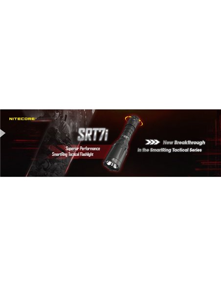 Linterna SRT7i de mano 3000 lúmenes y 580 metros alcance,  USB-C Batería Li-ion NL2150HPi de 5.000 mAh IP68