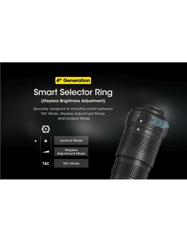 Linterna SRT7i de mano 3000 lúmenes y 580 metros alcance,  USB-C Batería Li-ion NL2150HPi de 5.000 mAh IP68