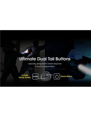 Lanterna de mão SRT7i 3000 lúmens 580 metros de alcance USB-C NL2150HPi 5000mAh Bateria de íon-lítio IP68