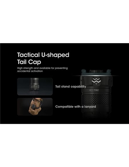 Lanterna de mão SRT7i 3000 lúmens 580 metros de alcance USB-C NL2150HPi 5000mAh Bateria de íon-lítio IP68