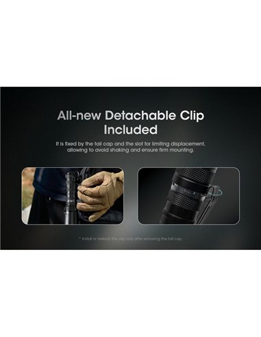 Lampe torche portable SRT7i 3000 lumens, portée de 580 mètres, USB-C, NL2150HPi, batterie Li-ion 5000 mAh, IP68