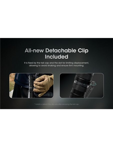 Lanterna de mão SRT7i 3000 lúmens 580 metros de alcance USB-C NL2150HPi 5000mAh Bateria de íon-lítio IP68