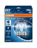 Bombillas H7 luz mas blanca 5000K y 100% mas de luz Cool Blue Intense Next Generation Pack 2 Unds. Osram