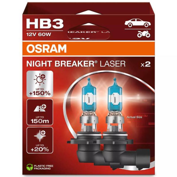 Ampoules HB3 Night Breaker Laser Next...