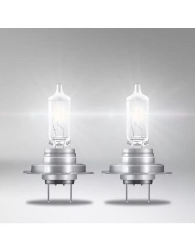 Bombilla H7 OSRAM NIGHT BREAKER SILVER | +100% Luz y Mayor Duración Pack 2Uds. 64210NBS-2HB | LeonLeds