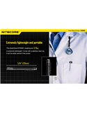 Linterna ligera y compacta MT06MD para uso clínico y primeros auxilios, anti deslumbramiento 180Lm Alto CRI