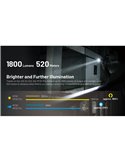 Linterna LED de mano compacta MT2C PRO 1800Lm y 520m alcance, batería recargable NL18650 3,600mAh IP68