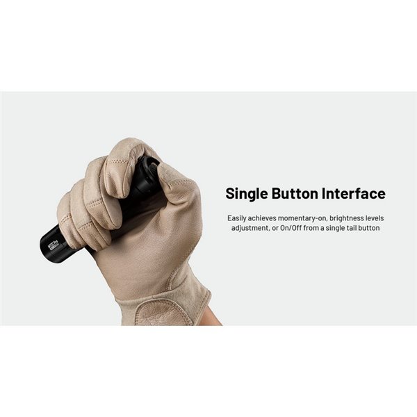 Linterna LED de mano compacta MT2C PRO 1800Lm y 520m alcance, batería recargable NL18650 3,600mAh IP68