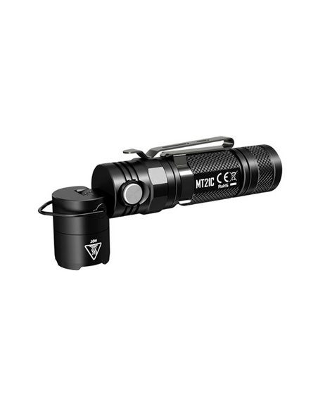 Linterna MT21C multifunción, cabezal orientable 90º, 1000 lúmenes y 184 metros alcance IPX8 sumergible