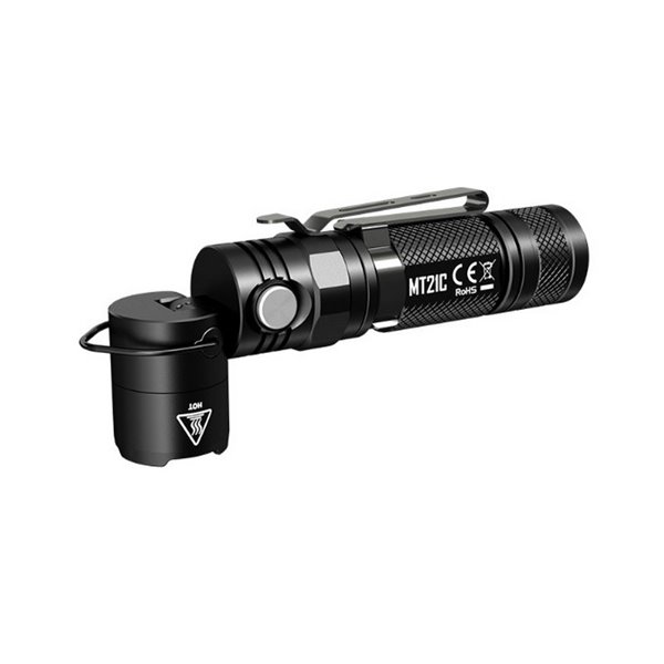 Lampe de poche multifonction MT21C, tête réglable à 90º, 1000 lumens et portée de 184 mètres IPX8 submersible