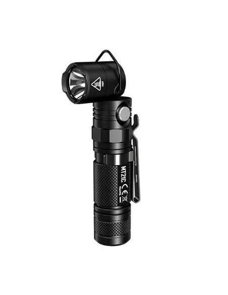 Linterna MT21C multifunción, cabezal orientable 90º, 1000 lúmenes y 184 metros alcance IPX8 sumergible