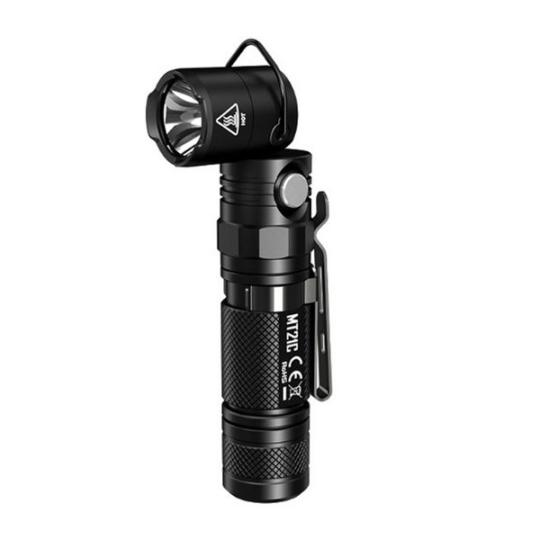 Linterna MT21C multifunción, cabezal orientable 90º, 1000 lúmenes y 184 metros alcance IPX8 sumergible