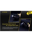 Linterna MT21C multifunción, cabezal orientable 90º, 1000 lúmenes y 184 metros alcance IPX8 sumergible