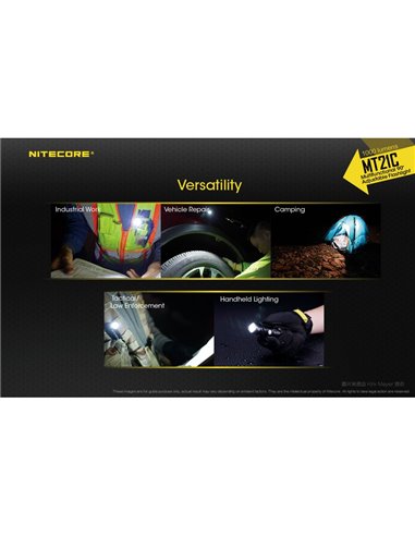 Lanterna multifuncional MT21C, cabeça ajustável em 90º, 1000 lúmens e alcance de 184 metros, submersível IPX8