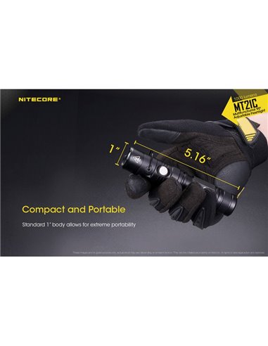 Linterna MT21C multifunción, cabezal orientable 90º, 1000 lúmenes y 184 metros alcance IPX8 sumergible