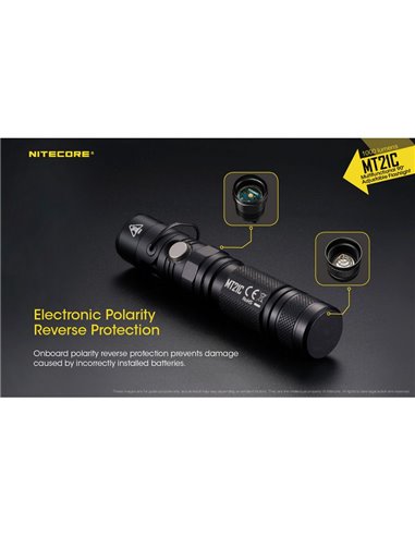 Linterna MT21C multifunción, cabezal orientable 90º, 1000 lúmenes y 184 metros alcance IPX8 sumergible