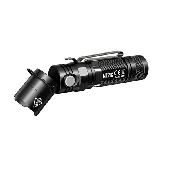 Linterna MT21C multifunción, cabezal orientable 90º, 1000 lúmenes y 184 metros alcance IPX8 sumergible