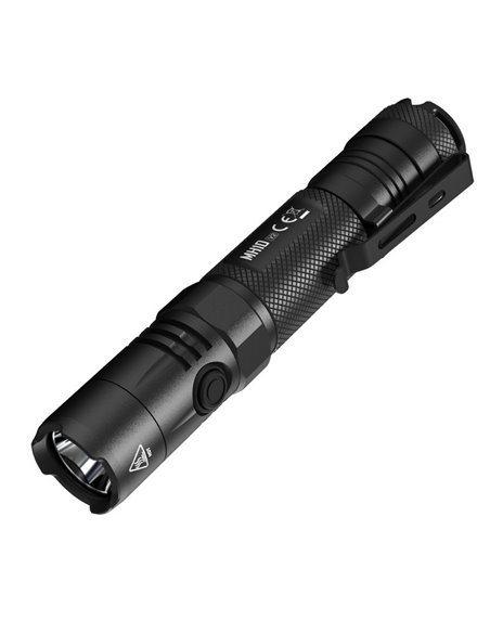 Linterna compacta de mano LED MH10 V2 1200 lúmenes y 220m alcance, estroboscópica USB-C recargable IP68