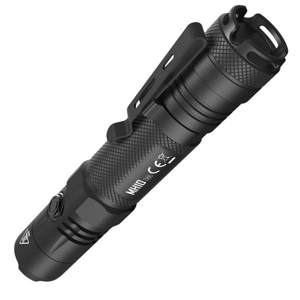 Linterna compacta de mano LED MH10 V2 1200 lúmenes y 220m alcance, estroboscópica USB-C recargable IP68