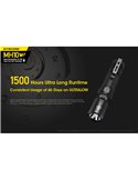 Linterna compacta de mano LED MH10 V2 1200 lúmenes y 220m alcance, estroboscópica USB-C recargable IP68