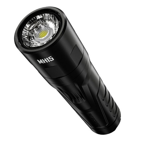 Linterna MH15de mano 2000lm y 250m alcance, 5000 mAh incorporada Power Bank 18W Output