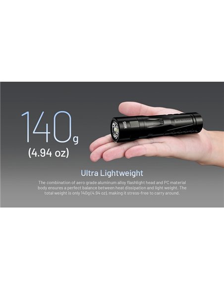 Lanterna portátil MH15 com alcance de 2000lm e 250m, banco de energia integrado de 5000mAh e saída de 18W