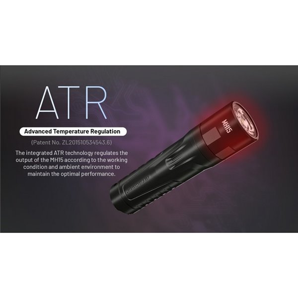 Linterna MH15de mano 2000lm y 250m alcance, 5000 mAh incorporada Power Bank 18W Output