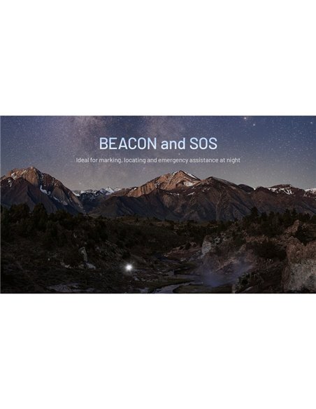 Lanterna portátil MH15 com alcance de 2000lm e 250m, banco de energia integrado de 5000mAh e saída de 18W