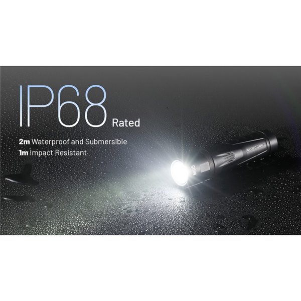 Linterna MH15de mano 2000lm y 250m alcance, 5000 mAh incorporada Power Bank 18W Output