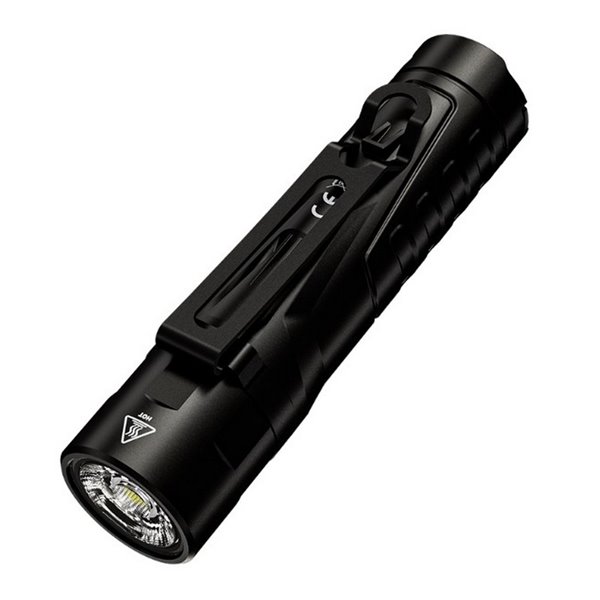 Lampe torche portable MH15, 2 000 lm, portée de 250 m, batterie externe intégrée de 5 000 mAh, puissance de sortie de 18 W.