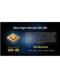 Linterna LED de mano MH25PRO 3300 lúmenes y alcance 705m, batería recargable USB-C NL2153HP 5,300mAh IP68