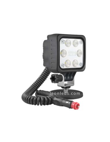 Farol de LED magnético para 12V e 24V com cabo de interruptor de isqueiro de qualidade barata | Leon Iluminação LED