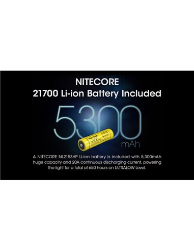 Linterna LED de mano MH25PRO 3300 lúmenes y alcance 705m, batería recargable USB-C NL2153HP 5,300mAh IP68